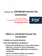 OECD vs. UN Model Income Tax Convention: ITC Mumbai 2013