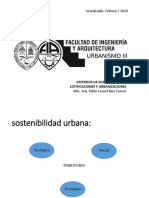 Criterios de Sostenibilidad - Urb y Lotif