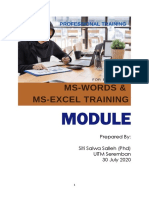 Module - Ms-words and Ms-excel [Drss10082020]