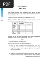 Tugas Kelompok Ke-3 Week 8, Sesi 12: Permintaan Hari Kerja Dalam Sebulan