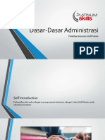 Dasar2 Administrasi PS 2021