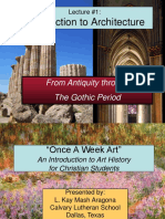 Introduction To Architecture: From Antiquity Through The Gothic Period