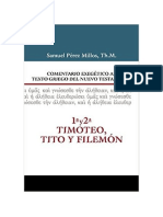 1a. y 2a. Timoteo, Tito y Filemón - Samuel Pérez Millos