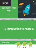 01.0 Introduction To Android