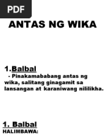 Antas Ng Wika