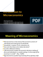 Introduction To Microeconomics