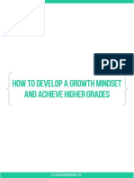 How To Develop A Growth Mindset and Achieve Higher Grades: © Chloe Burroughs LTD