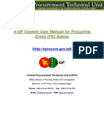 e-GP System User Manual - PE Admin