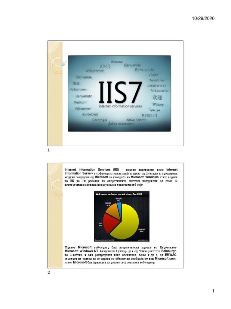 Installing IIS 7 on Windows Vista | PDF | Internet Information Services ...