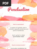 Punctuation English Report