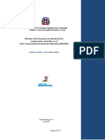 Informe Compromisos Pacto Educativo 2016