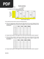 Practice Questions