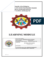 Learning Module: Zamboanga City State Polytechnic College