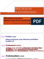 Aspek Hukum Dalam Kefarmasian