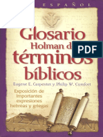 Glosario Holman de Terminos Biblicos