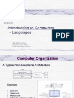 Introduction To Computers - Languages: Department of Computer and Information Science, School of Science, IUPUI