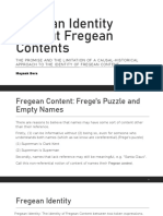 Fregean Identity Without Fregean Contents