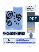 Phonesthemes: By: Dr. Shadia Y. Banjar