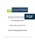 Julio César Muñoz Palacio - Actividad 4.3 Mapa Cognitivo Filosofía Actual
