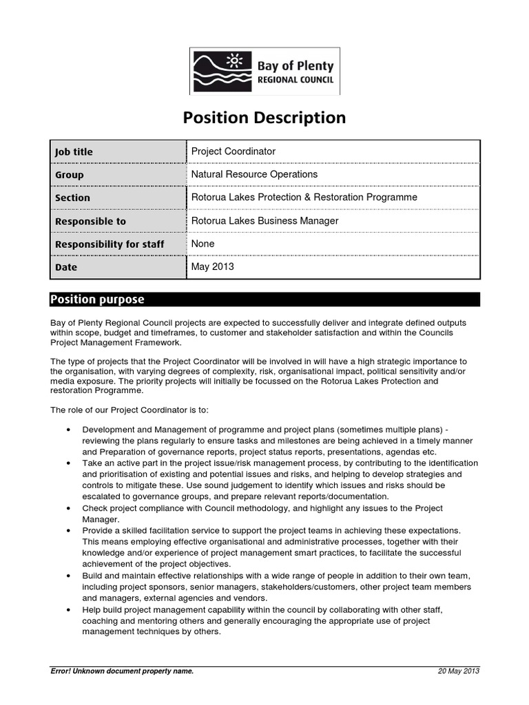 Skope of Work | PDF | Project Management | Emergency Management