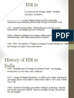 FDI History India