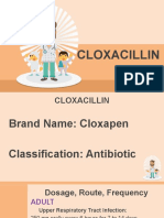 Cloxacillin: By: Edamarie B. Cabasa