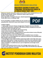 Garis Panduan Kursus Coaching of Coaches (Coc) Bimbingan Instruksional Pentaksiran Bilik Darjah (Bi-Pbd) Sekolah Rendah Tahap 1 Siri 2