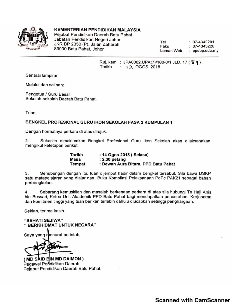 Bengkel Profesional Guru Ikon Sekolah Fasa 2 Kumpulan 1 Pdf1 Pdf