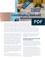 Continuous Glucose Monitoring Advocacy PKG 4