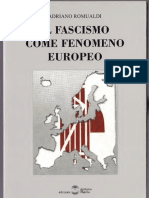 Il Fascismo Come Fenomeno Europeo - Text