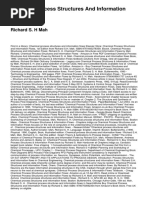 Chemical Process Structures and Information Flows: Richard S. H Mah