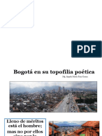 Bogotá en Su Topofilia Poética