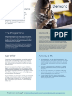 Demant Graduate Flyer Global-Business