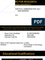 Interview For Ph.D. Admission For July 2020 SESSION: Date