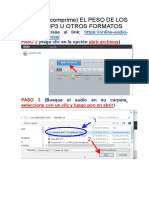 Reduce El Peso de Un Audio
