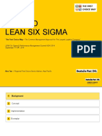 Beyond Lean Six Sigma: "The First Choice Way - The Common Management Approach For The Largest Logistics Company"