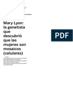 Mary Lyon, La Genetista Que Descubrió Que Las Mujeres Son Mosaicos _ OpenMind