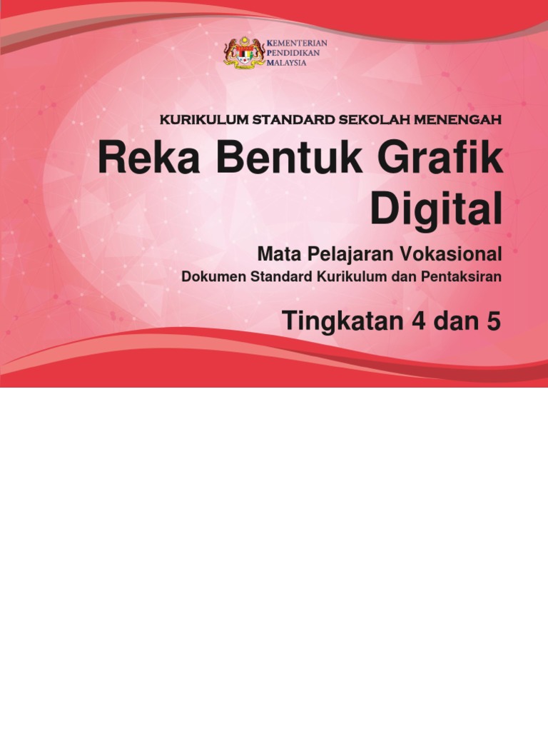 Dskp Kssm Mpv Reka Bentuk Grafik Digital T4 Dan T5 Pdf