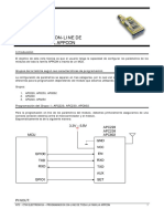 Programación online de módulos APPCON con MCU