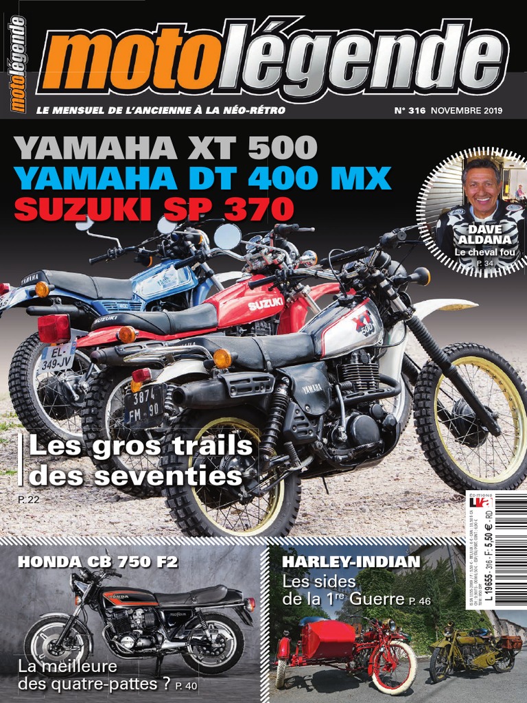 Carte Technique Moto Passion Édition Atlas Yamaha XS 1100 - Document D'époque, Occasion