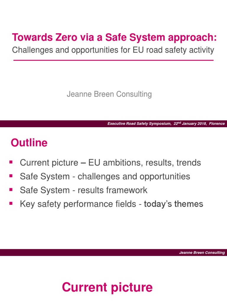 Towards Zero: EU Road Safety Strategies | PDF | Road Traffic Safety ...