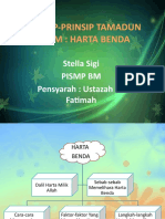 PRINSIP-PRINSIP TAMADUN ISLAM (Harta Benda) - STELLA