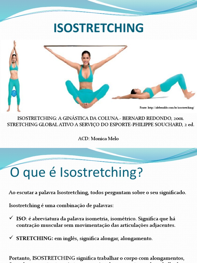 Isostretching | PDF | Músculo | Coluna vertebral