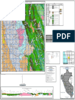 Mapa Geológico Del Cuadrángulo de Recuay - Hoja 20I: Instituto Geológico Minero Y Metalúrgico ESCALA 1:100 000 Ingemmet