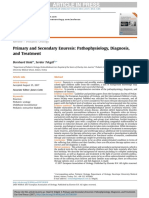 Primary and Secondary Enuresis: Pathophysiology, Diagnosis, and Treatment