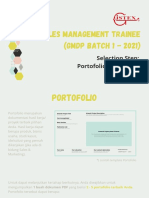Portofolio Submission - Sales Management Trainee (GMDP Batch 1 - 2021)