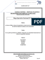 Orden de Servicio #008-01-UO-DRHA-2021 Mega Opertivo Nacional #06