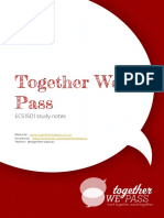 Together We Pass: ECS1501 Study Notes