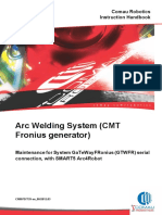 Arc Welding System (CMT Fronius Generator) : Comau Robotics Instruction Handbook