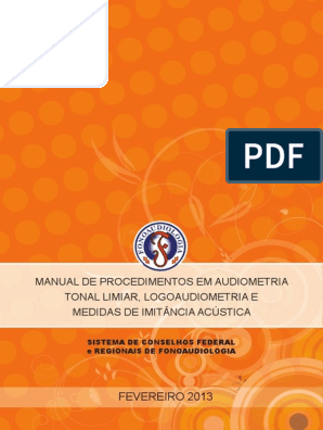 CFFa Manual Audiologia-1, PDF, Patologia da fala